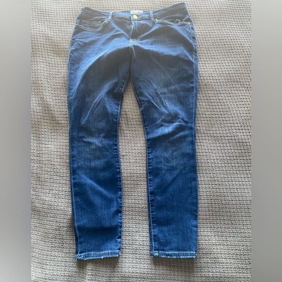 Frame Denim Blue Skinny Jeans (Le Skinny de Jeanne) - Picture 1 of 3